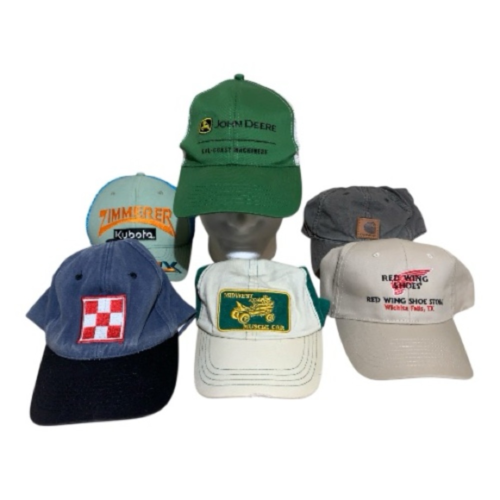 (028) Cowboy Ranch Hat Bundle of (6) Hats